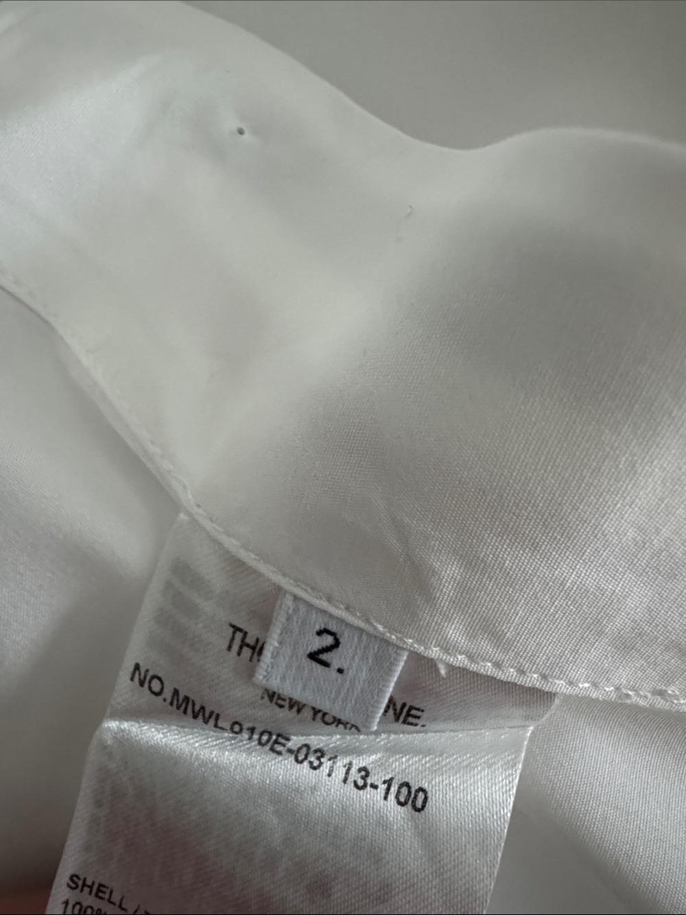 Thom Browne White Long-Sleeve Cotton Dress Shirt with Red Inner Placket Accent - Picture 6 of 6